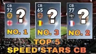 TOP 5 SPEEDEST CB IN PES19 ||AMAZING SPEED||