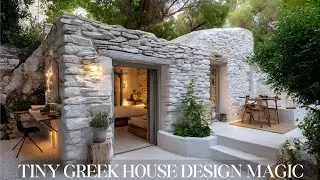 Tiny Greek Stone House Design with Whitewashed Walls | A Dream Hideaway You Won’t Believe Exists