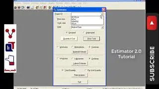 Preparing Estimates Estimator 2.0|How to prepare a building |Estimator 2.0  Lesson 13