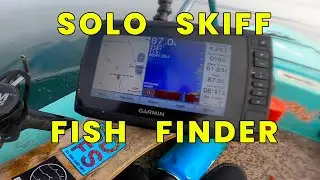 Garmin Echomap Fish Finder | Solo Skiff Fishing San Diego | Sculpin, Calico & Sand Bass | Tube Bait