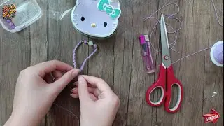 DIY Beaded Bracelet Tutorial | Easy Macrame Jewelry Making