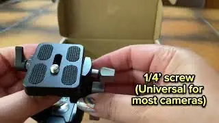 Lightweight Mini Video Tripod Dual Panorama Head