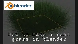 How to make a real grass in blender tutorial #sllcoding #blender #blenderanimation #blender3d