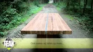 Teak tafels van Teak en Wood staan voor duurzaamheid