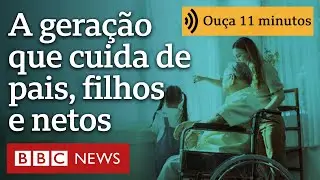 O peso sobre a 'geração sanduíche', que cuida ao mesmo tempo de pais idosos, filhos e netos