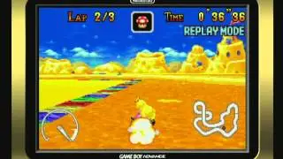 Mario Kart Super Circuit Time Trial: Cheese Land (0'58
