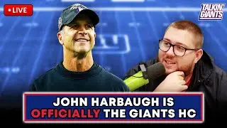 John Harbaugh is OFFICIALLY the Giants Head Coach