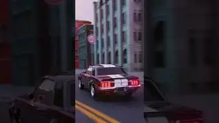 Mustang 3d Scene In Blender #cgi #vfx #blender #3d #car #mustang