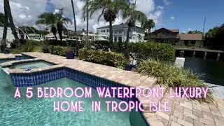 917 Iris Drive ... A 5 Bedroom Waterfront Luxury Home  In Tropic Isle Delray Beach