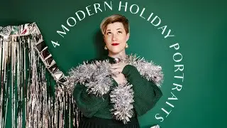 Four MODERN Christmas Portrait Ideas