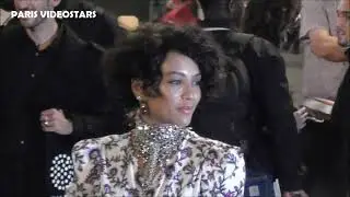 Tais Araujo with Simaria Mendes @ Paris Fashion Week 30 september 2021 show Isabel Marant