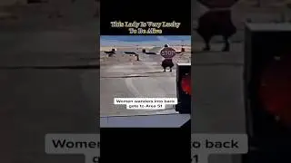 This Lady Stormed Area 51 #dangerous