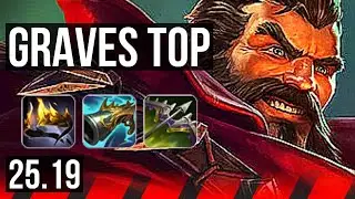 GRAVES vs DR. MUNDO (TOP) | Penta, 11 solo kills, 64k DMG, Legendary | EUW Diamond | 25.19
