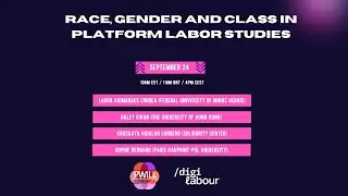 Race, Gender and Class in Platform Labor Studies