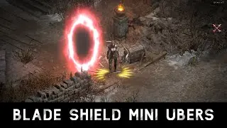 [D2R] Pacifist Blade Shield Assassin vs Mini Ubers