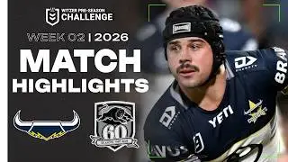 NRL 2026 Witzer Pre-Season Challenge | Cowboys v Panthers | Match Highlights | Week 2