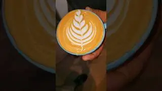 Tulips latte art  #latteart #coffeeart#shorts #cappuccino #barista #tulip #baristalife #latte #video