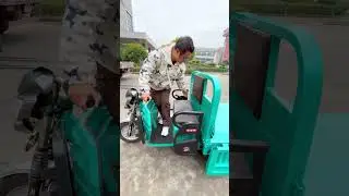 BUBUXIAN Electric Tricycle: Lightweight body, heavy-duty load.