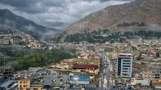 دهوك - جولة اليوم في شوارعها تحت الغيوم والأمطار | أجواء هادئة ومريحة. Duhok Streets Under Clouds.. 