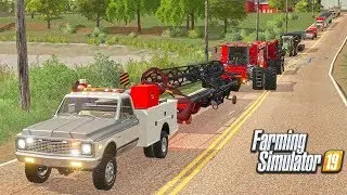 HARVEST TIME WITH THE ENTIRE CREW (ROLEPLAY) FARMING SIMULATOR 19
