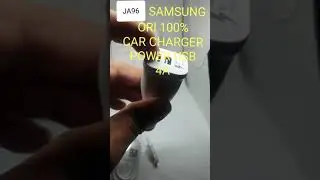 JA96 SAMSUNG ORI 100% CAR CHARGER POWER USB ADAPTER 2 PORT 15 WATT 4A TYPE C