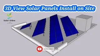 Complete Guide to 3D Solar Panel Installation: AutoCAD & SketchUp Tutorial for Beginners