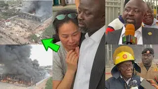 BREAKING NEWS: Fire Outbreak at Kumasi Chinese City Mall🔥Eyewitnesses and Fire Service Confirm Cause