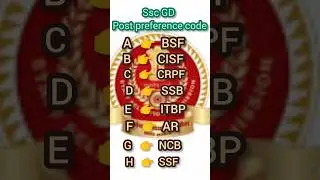 Ssc gd Post preference #sscgd #sscgd2024 #sscgdnewvacancy #shorts #viralvideos #motivation