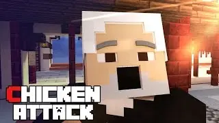 Chicken Attack (Minecraft Short Animation)
