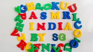 Magnetic alphabet satisfying asmr video | Relaxing magnetic ASMR #asmr #satisfying #magneticasmr