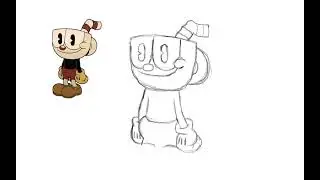 Cuphead drawing | FULL TIMELAPSE