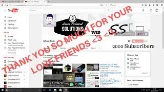 Thankyouuuu so much !! All 2000 subscribers We are increasing Friends !!1