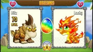 NEW BREEDING: Double Flame Dragon & Double Terra Dragon | DRAGON CITY 😍