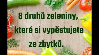 8 druhů zeleniny, které si můžete vypěstovat ze zbytků.