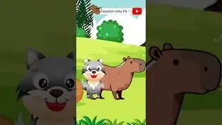 Capybara Helped Wolf Back Home - Capybara Daily Life - Cartoon For Kid