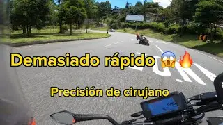 Cuando te encuentras un piloto realmente rápido en las Palmas 🌴 KTM 390 Duke x 250 Duke