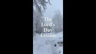 The Lord's Day Lesson: It's about Pointing People to Jesus