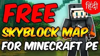 [ Free ] Download Skyblock Map for Minecraft PE in Hindi | Zufuz