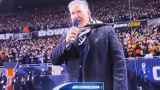 JIM CORNELISON: NATIONAL ANTHEM: LOS ANGELES RAMS VS. CHICAGO BEARS: NFL NFC DIVISIONAL: JANUARY 18,
