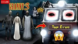 🔴 Live Granny 3 🔥 Horror Game 😱 | First time playing 🧟🏚️😱 | Funny video or commentry 😂