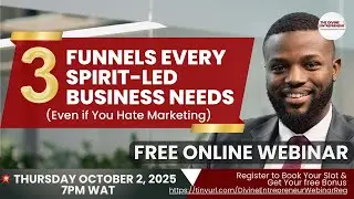 📢 LIVE Webinar: 3 Funnels Every Spirit-Led Business Needs (Even if You Hate Marketing)