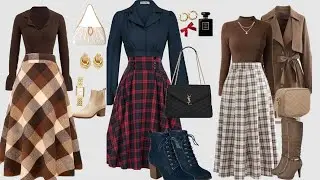 Today's Trending Check Print Working Women's Outfits Idea's 