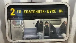 IRT Subway: R142 (2) Train from South Ferry to Eastchester Dyre Ave 