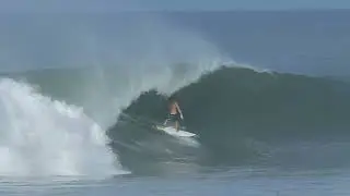 Best wave of the year in playa Hermosa Jaco with Dennis Picado and punta mala Carton surf design