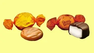 Nestle Quality Street Chocolates - The Orange Cream and The Toffee Penny