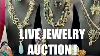 Live Jewelry Sale Happening Now! Live Auction. Sunday At 3:00 pm PST. Sterling, Vintage, Designer!