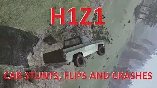 H1Z1 - Car stunts, flips and crashes