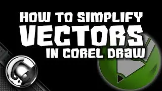 Corel Draw - How to simplify Vectors - Border Tool to get outlines