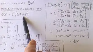 State variable control 17: Solving the homogeneous state equation, Part 1