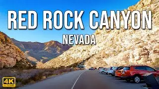 Red Rock Canyon Scenic Drive [4K] | Relaxing Piano Music | Nevada | United States